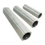 Profili in alluminio grezzo e anodizzato per aria compressa della speciale Serie SA